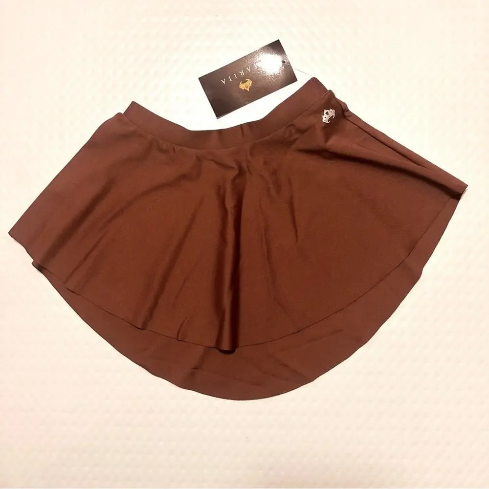 Mariia Crown Tapered Pull-on Shirt MC chocolate brown dance ballet dancewear